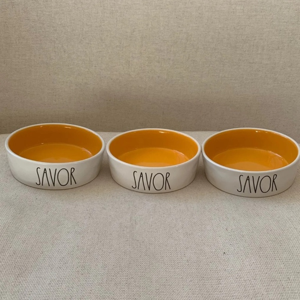 Set of 3 Rae Dunn Cat Bowls New